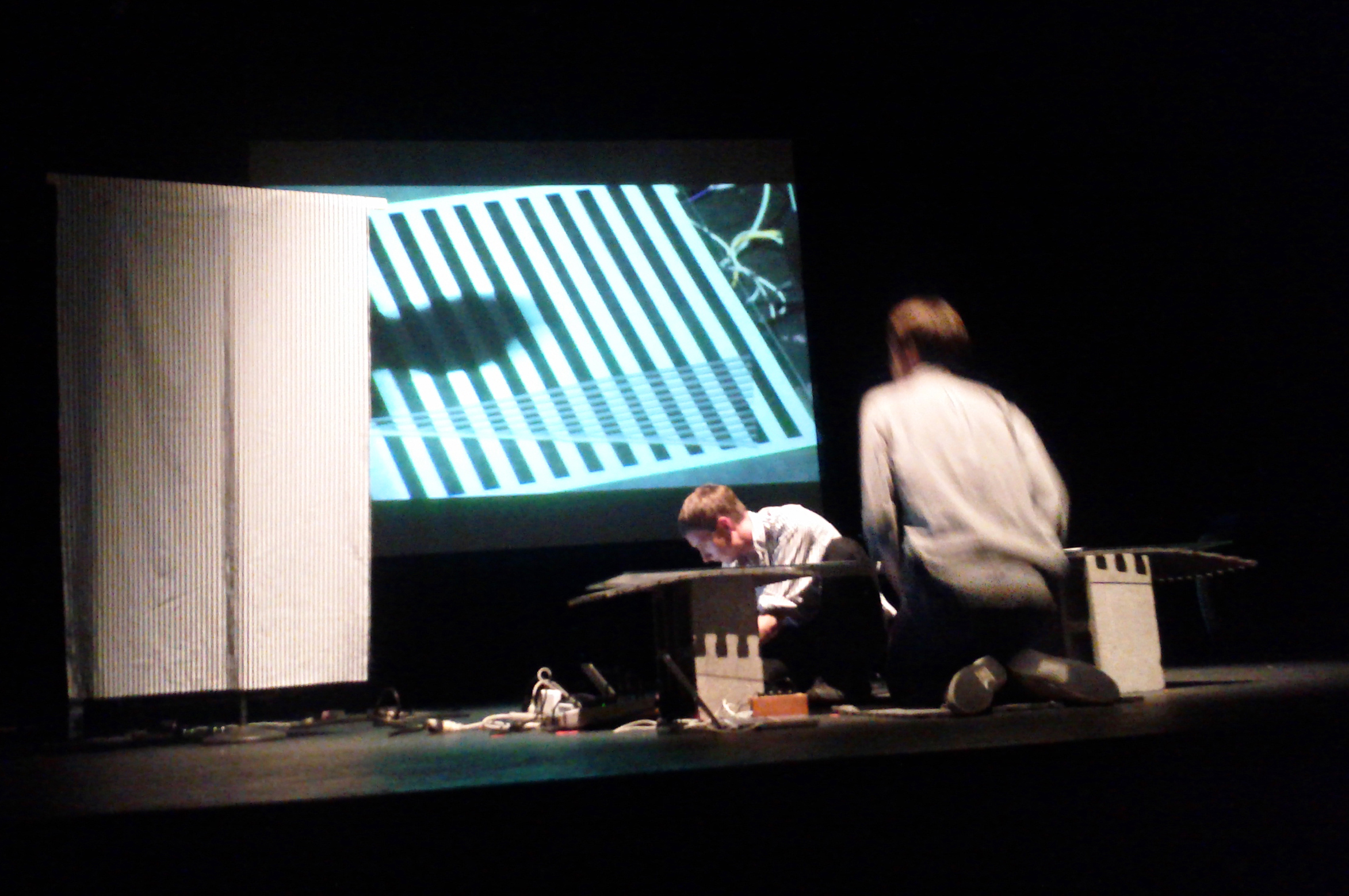 lucky dragons moiré Lucky Dragons, time based art festival 2011, portland Oregon